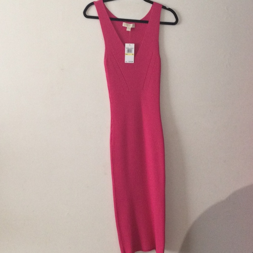 Michael Kors Ribbed Maxi Dress